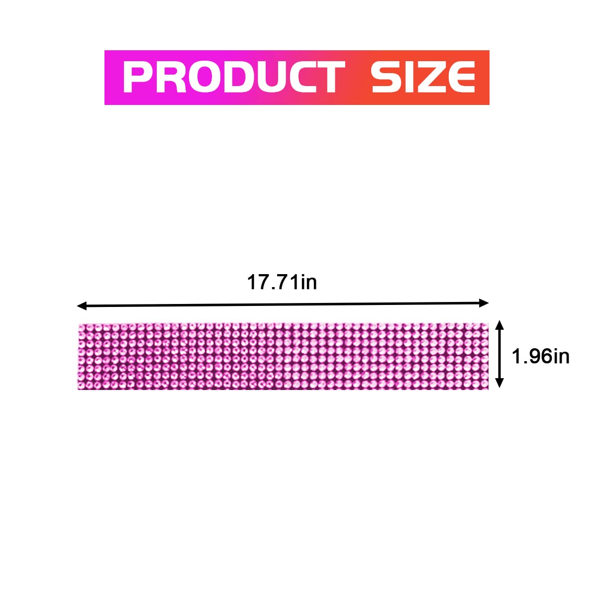 2Pcs Car Door Edge Entry Guard, Bling Anti-Collision Adhesive Sticker/Protector Strip For Car Door Sill, Rear Bumper, Universal For Most Cars, Suv, Auto Accessories For Women (Black Pink/2.8"X17.8")