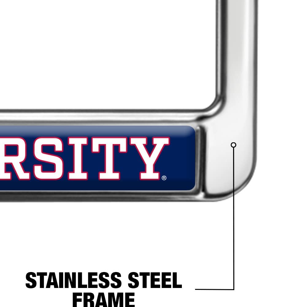 Shenandoah University Alumni Logo Full Size Standard License Plate Metal Frame