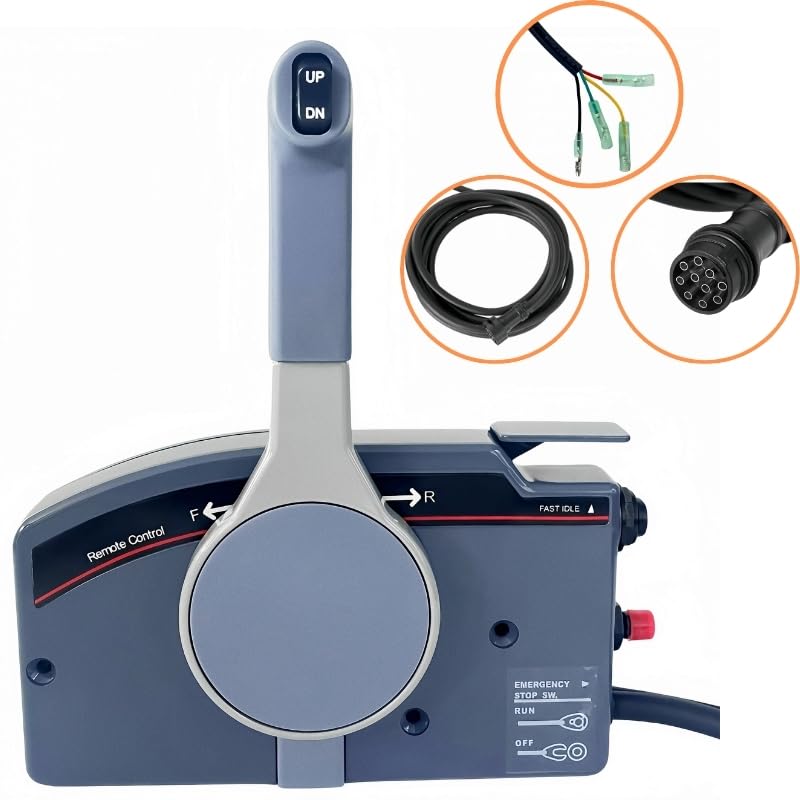 For Yamaha outboard throttle control box 703 side mounted pull to open 703-48272-12