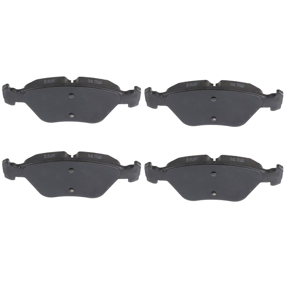 Automuto 4Pcs Front Semi-Metallic Disc Brake Pads Set D853 For Chrysler Crossfire For Mercedes-Benz Clk320 Clk430 E300 E320 E350