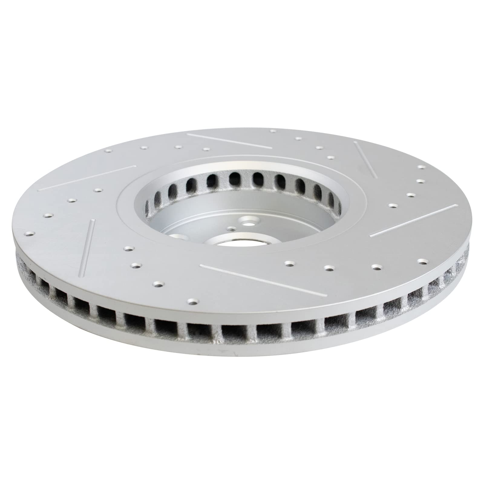 Trq Front Performance Brake Rotors Set Premium G-Coated Compatible With 2007-2011 Lexus Gs350