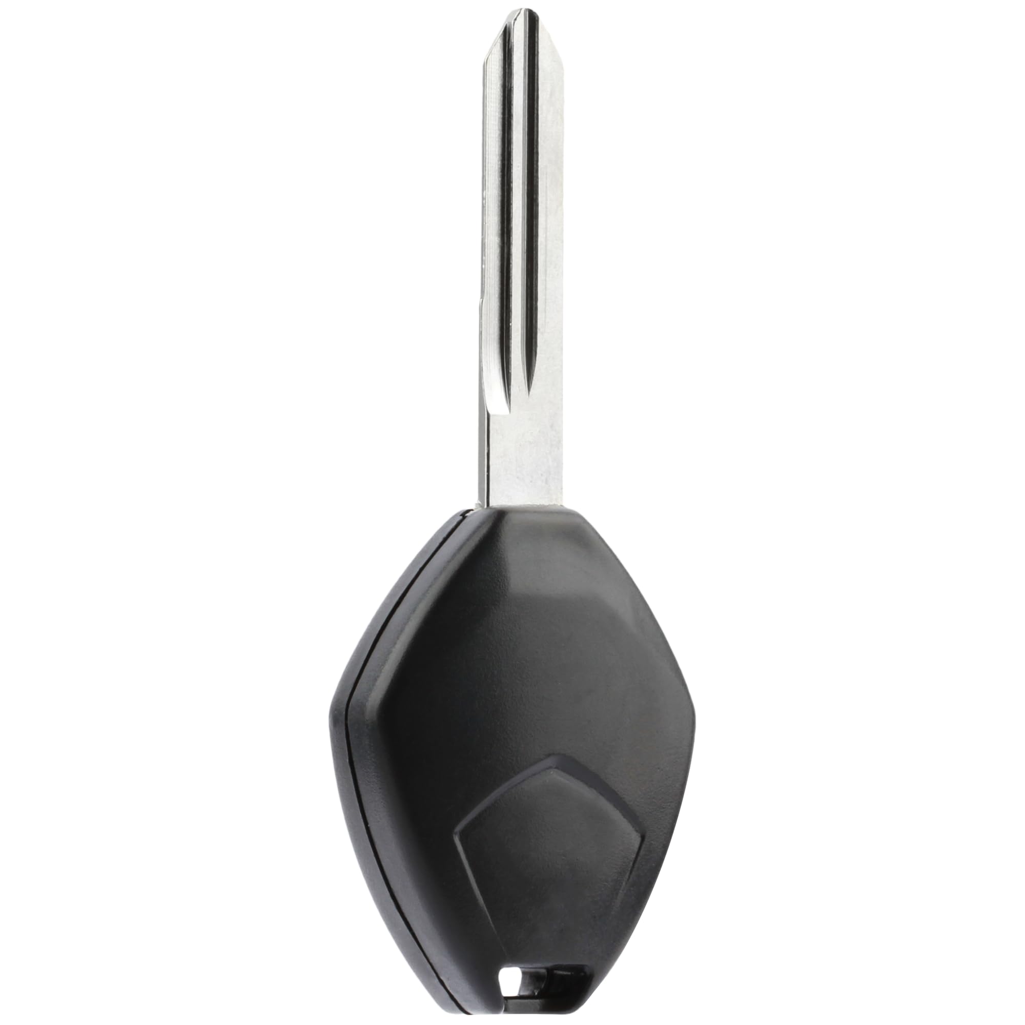 Keylessoption Keyless Entry Remote Uncut Blank Car Key Blade Fob Case Shell Button Pad Outer Cover Repair For 2007-2012 Mitsubis