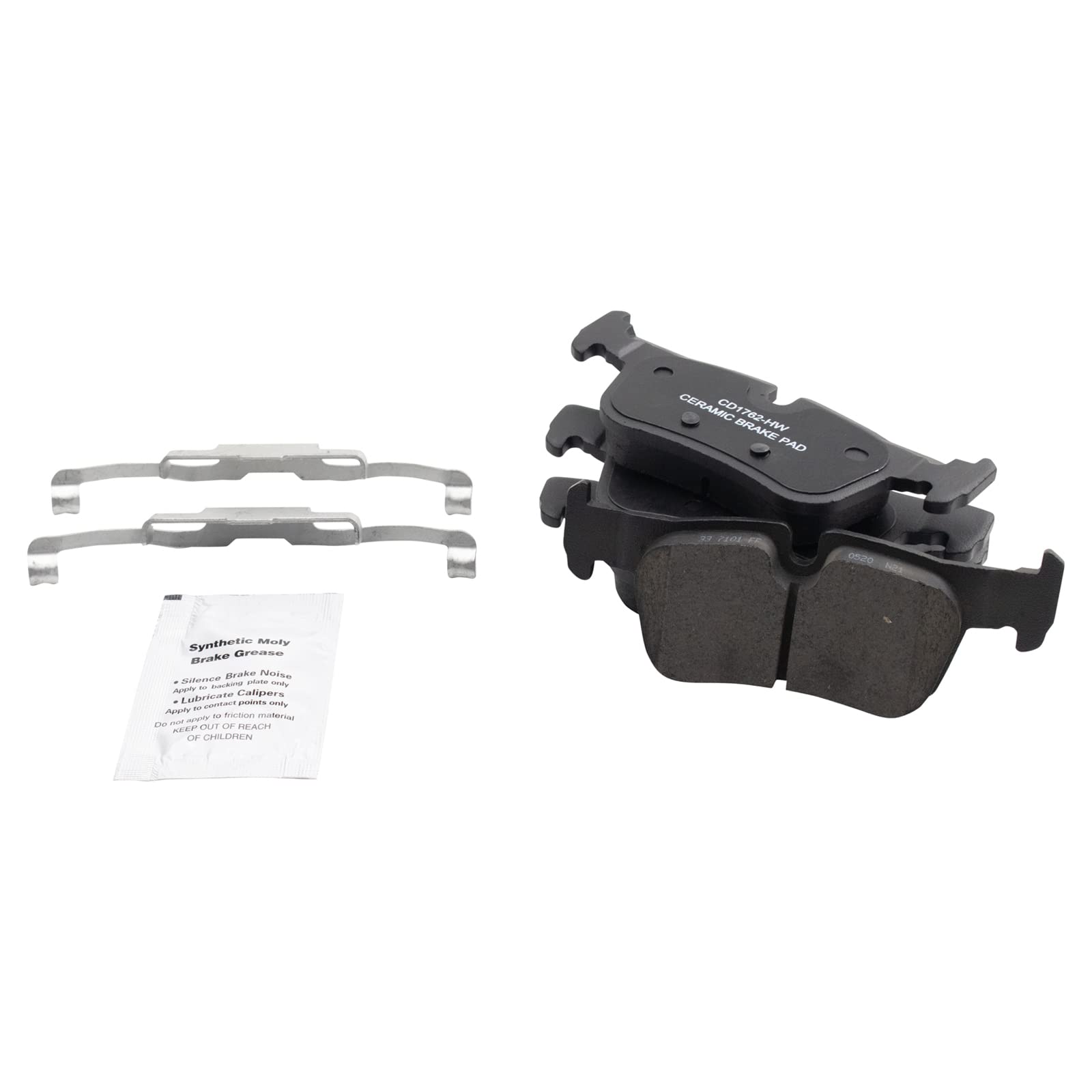 Trq Rear Brake Pad & Rotor Kit Brake Pads Brake Rotor Ceramic Compatible With 2016-2019 Bmw X1 2018-2020 X2 2017-2019 Mini Coope
