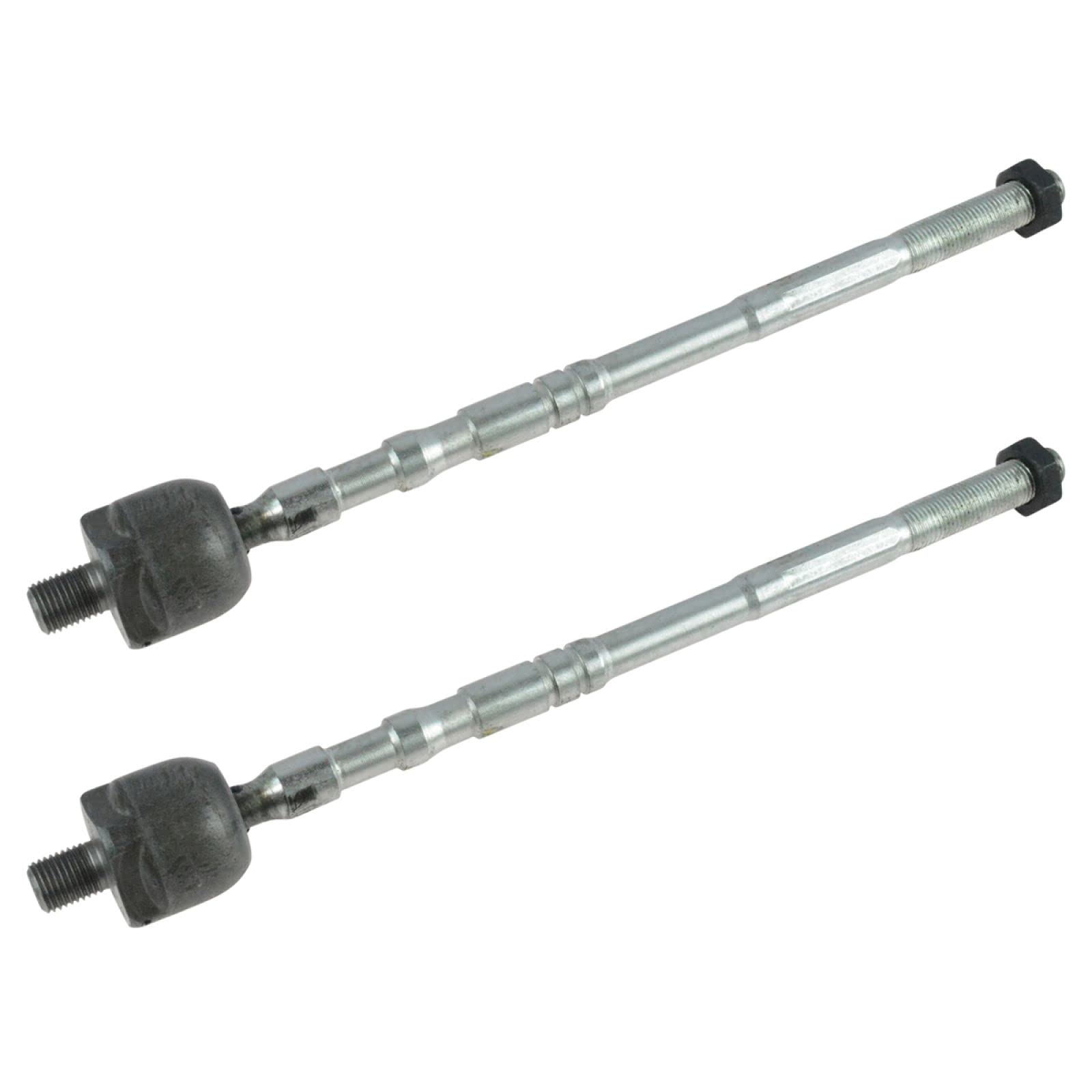 TRQ Front Inner Tie Rod Set Compatible with 2002-2004 Subaru Impreza