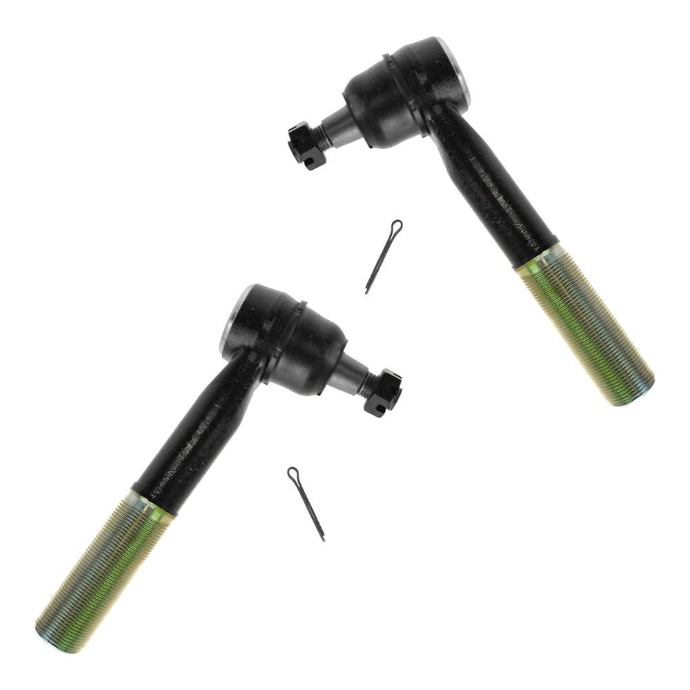 TRQ Front Outer Tie Rod Set Compatible with 2000-2005 Ford Excursion 1999-2007 F-250 Super Duty F-350 Super Duty