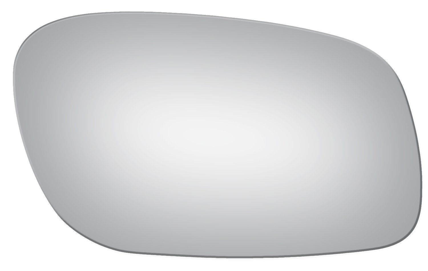 Right Passenger Side Convex Mirror Glass Lens W/o Backing Plate, Comes with Adhesive, USA for 98-11 Linc Town Car