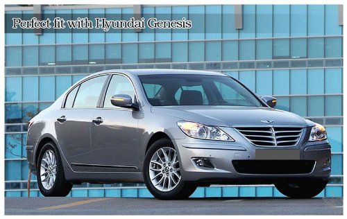 Hyundai Motors Genuine New Front Wing Hood Bonnet Emblem 18.4Cm(7.2'') 1-Pc For 2011 2012 2013 Hyundai Genesis Sedan