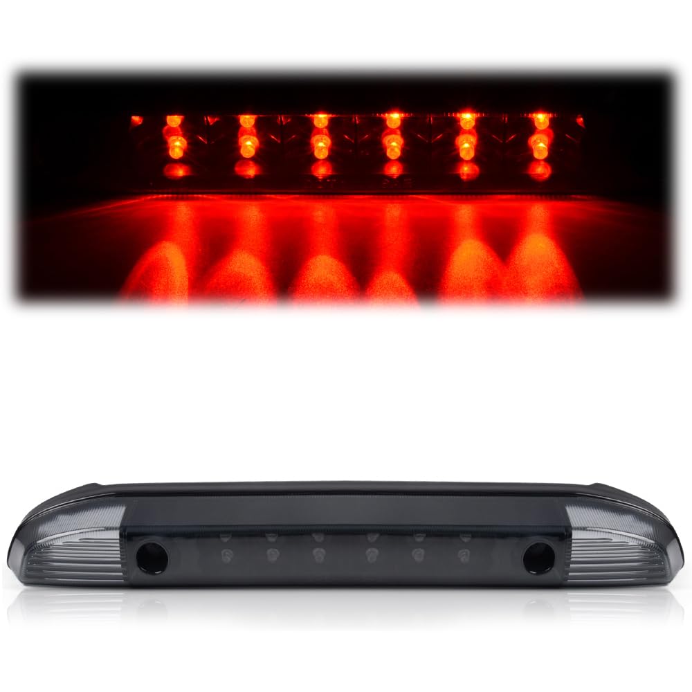 Pit66 Led 3Rd Brake Lights Compatible With 2001-2004 Nissan Frontier Rear High Mount Stop Parking Lights Assembly Third Brake Ca