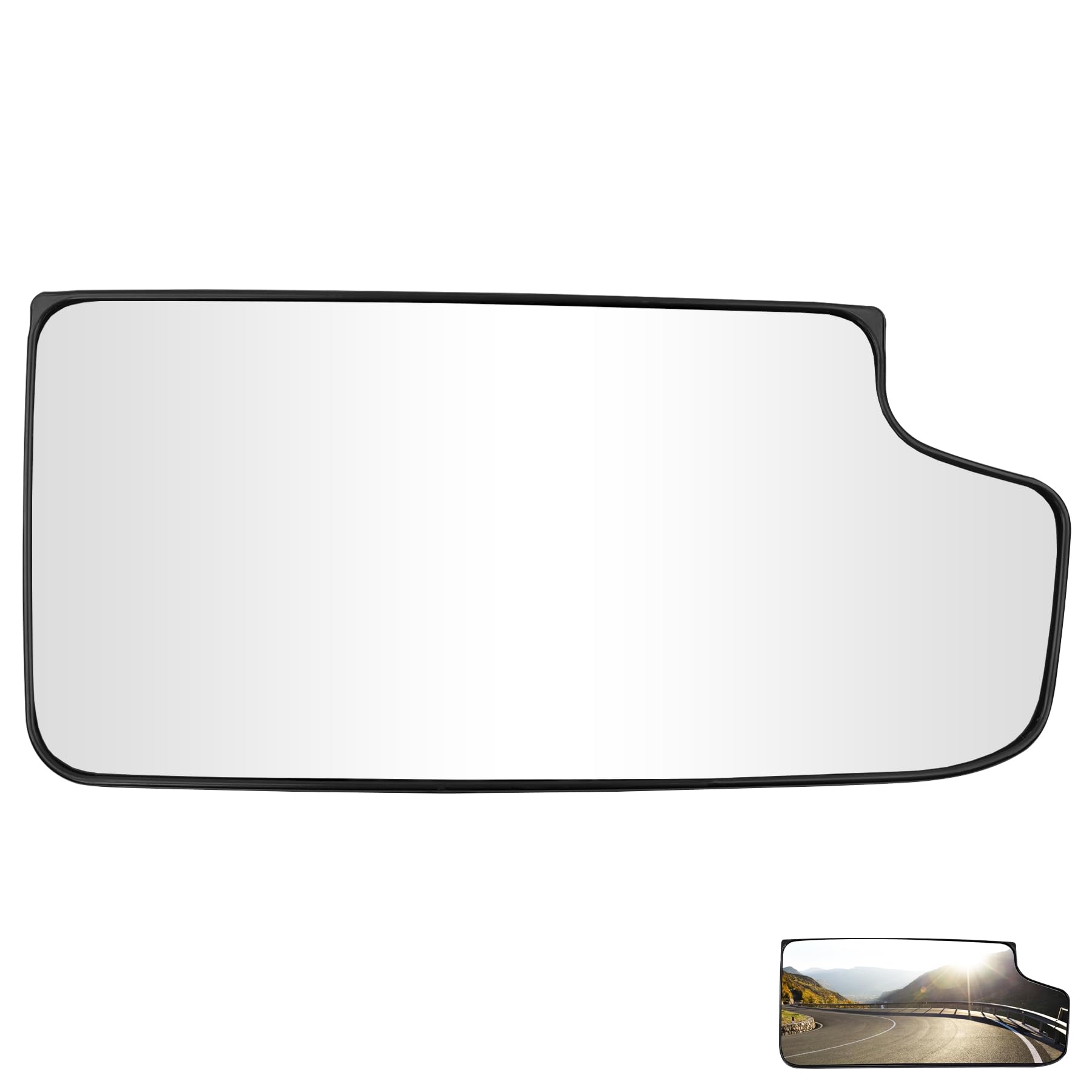 Heated Tow Lower Convex Mirror, Compatible with 2014-2017 Chevy Chevrolet Silverado GMC Sierra 1500 2500 3500 HD, Replace 234441