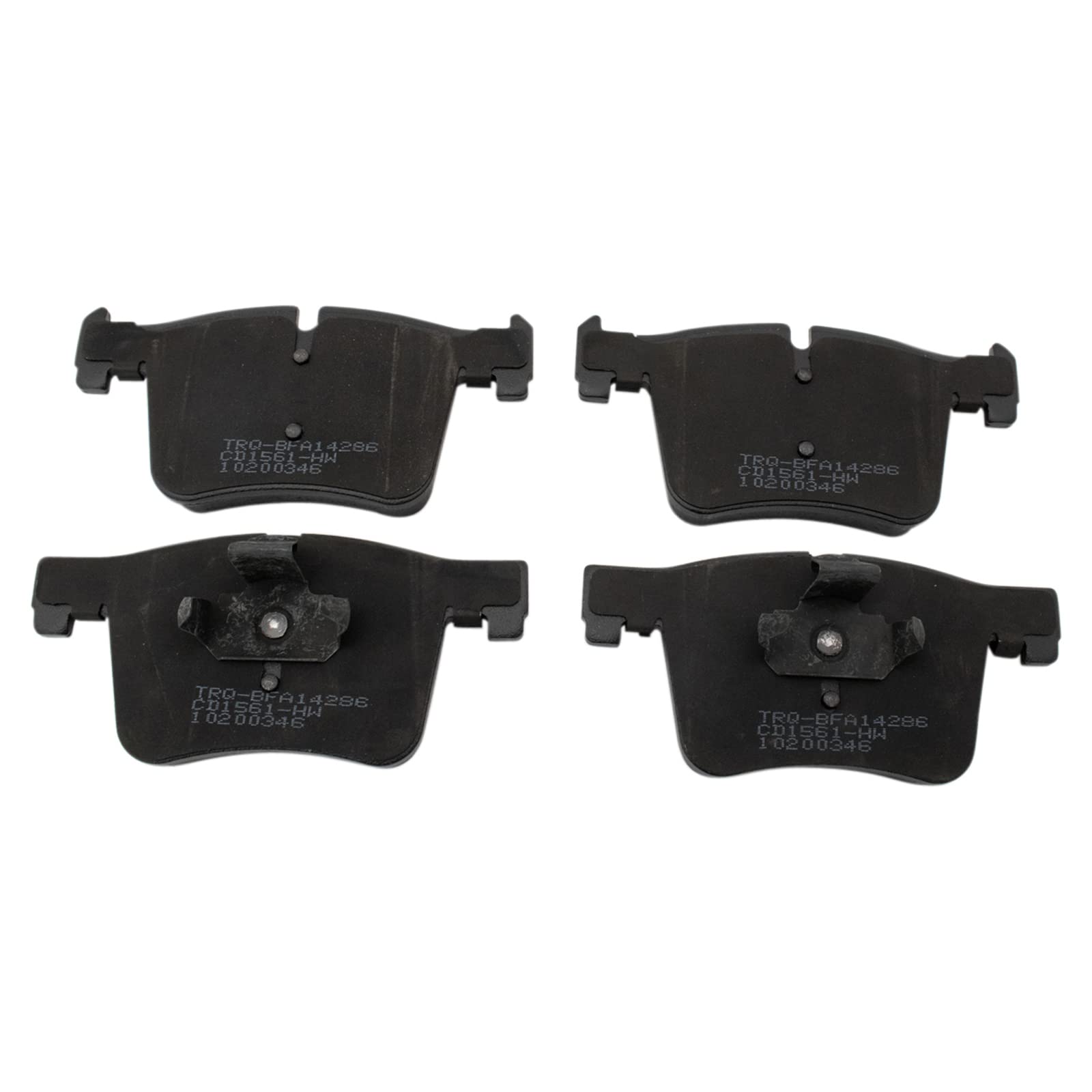 TRQ Front Ceramic Brake Pad Set Compatible with BMW X3 320 228 328 335 435 428 430