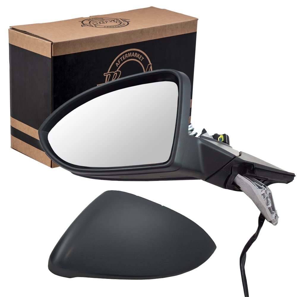 Brock Replacement Drivers Power Side View Mirror Heated Signal Compatible with 2015 2016 2017 2018 2019 Golf & GTI 5GM 857 507 9