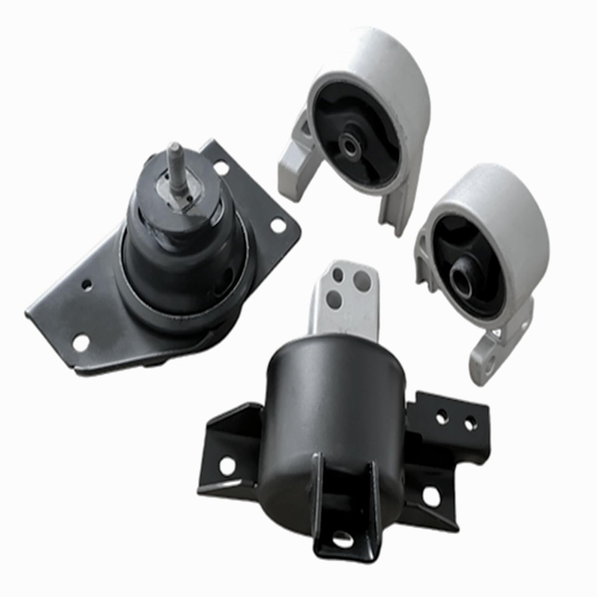 Engine Motor Transmission Mount Set 4Pcs Compatible With Accent/Rio/Rio5 2006 2007 2008 2009 2010 2011 L4 1.6L Dohc Replacement