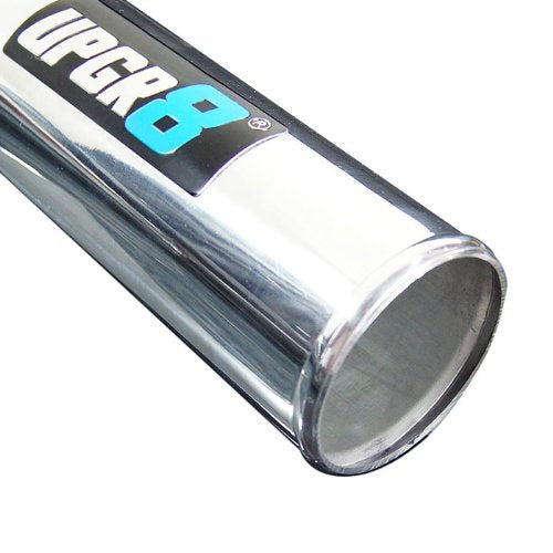 Upgr8 Universal Outside Diameter Polished Aluminum Pipe (3.0(76Mm), 45 Degree)