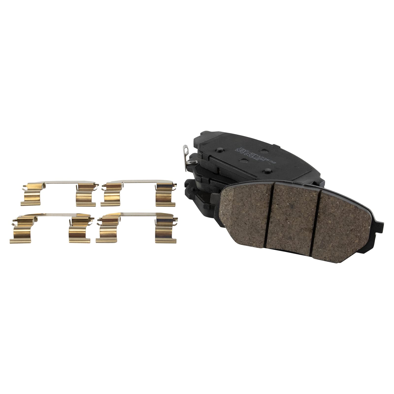 TRQ Front Brake Pads Ceramic Compatible with 2007-2012 Hyundai Veracruz