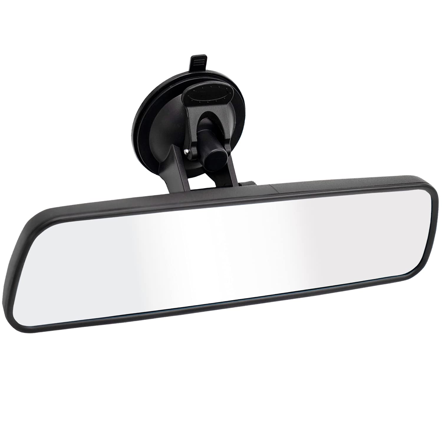 Rear View Mirror,Lecamebor Universal Thickened Anti-Glare Hd Car Interior Rear View Mirror-(With Adjustable Suction Cup)