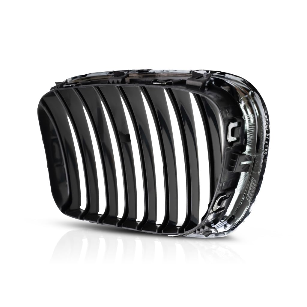 For BMW X5 2000 2001 2002 2003 Grille Passenger Side | Chrome | Plastic | Replacement For BM1200153 | 51138402646