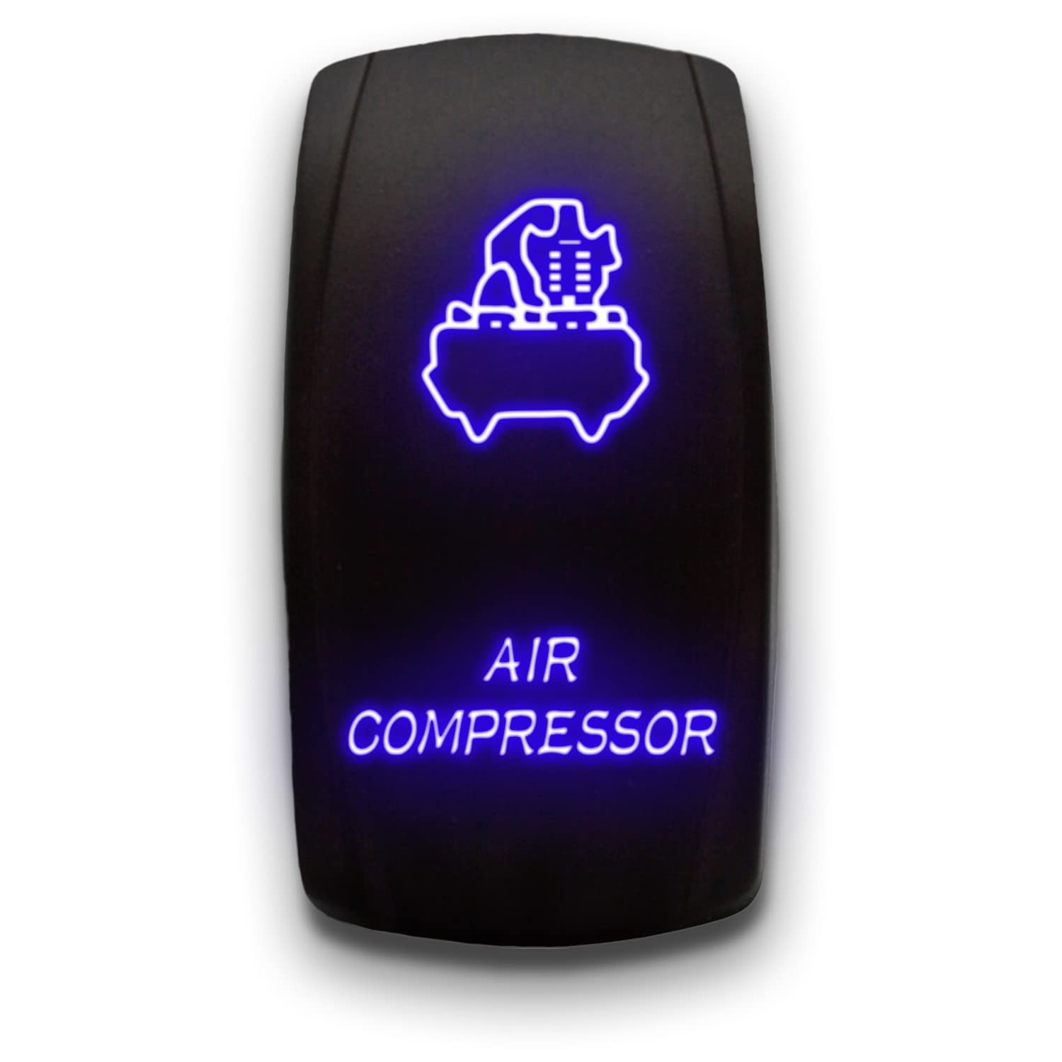 Air Compressor -Laser Etched 5-Pin Double Pole Single Throw Air Compressor Maintained On-Off Dpst Toggle Switch 20A 12V