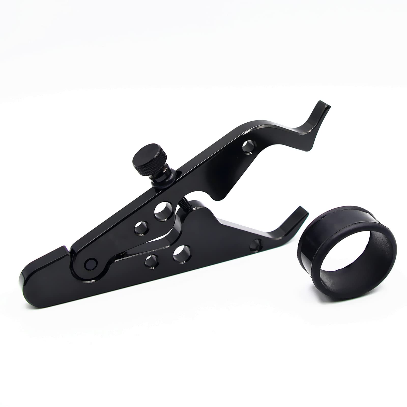 YOUSEMOT Motorcycle Cruise Control,Universal Throttle Assist Wrist Hand Grip Lock Clamp Aluminum with Silicone Ring Protect Thro