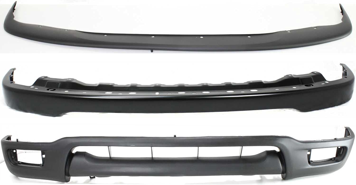 Garage-Pro Bumper Kit for Toyota Tacoma 2001-2004 Front 4WD RWD Paint to Match Steel Replaces # 52101AD900 TO1002176 52119AD010 