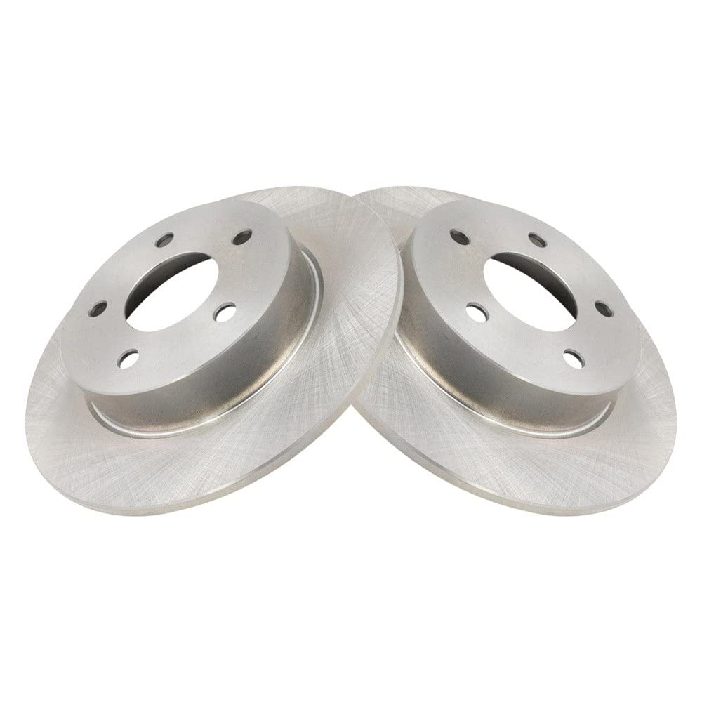 Trq Rear Brake Rotors Set Solid Compatible With 2019 Nissan Altima