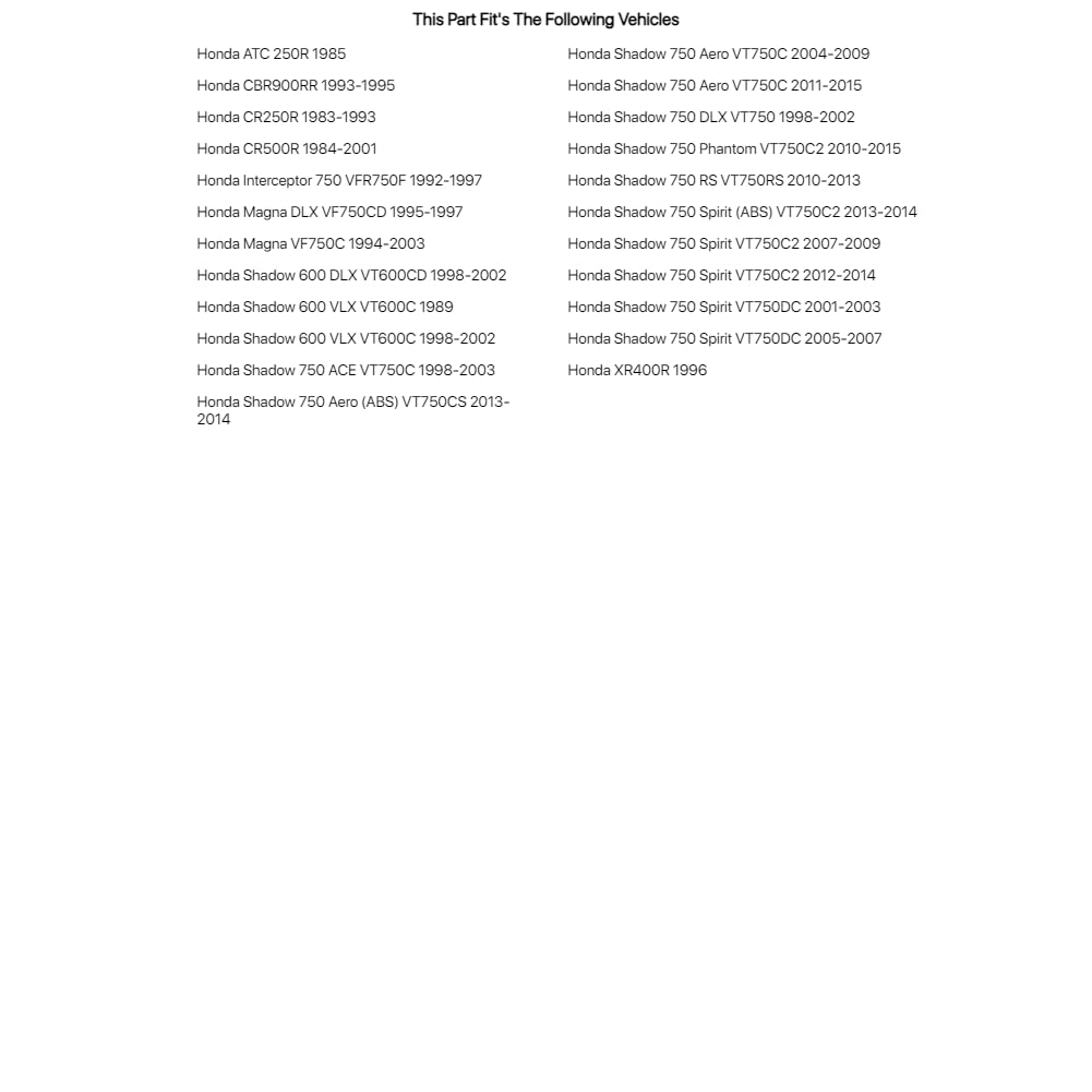 Ebc Clutch Spring Set For Honda Shadow 750 Aero Vt750C 2004-2009