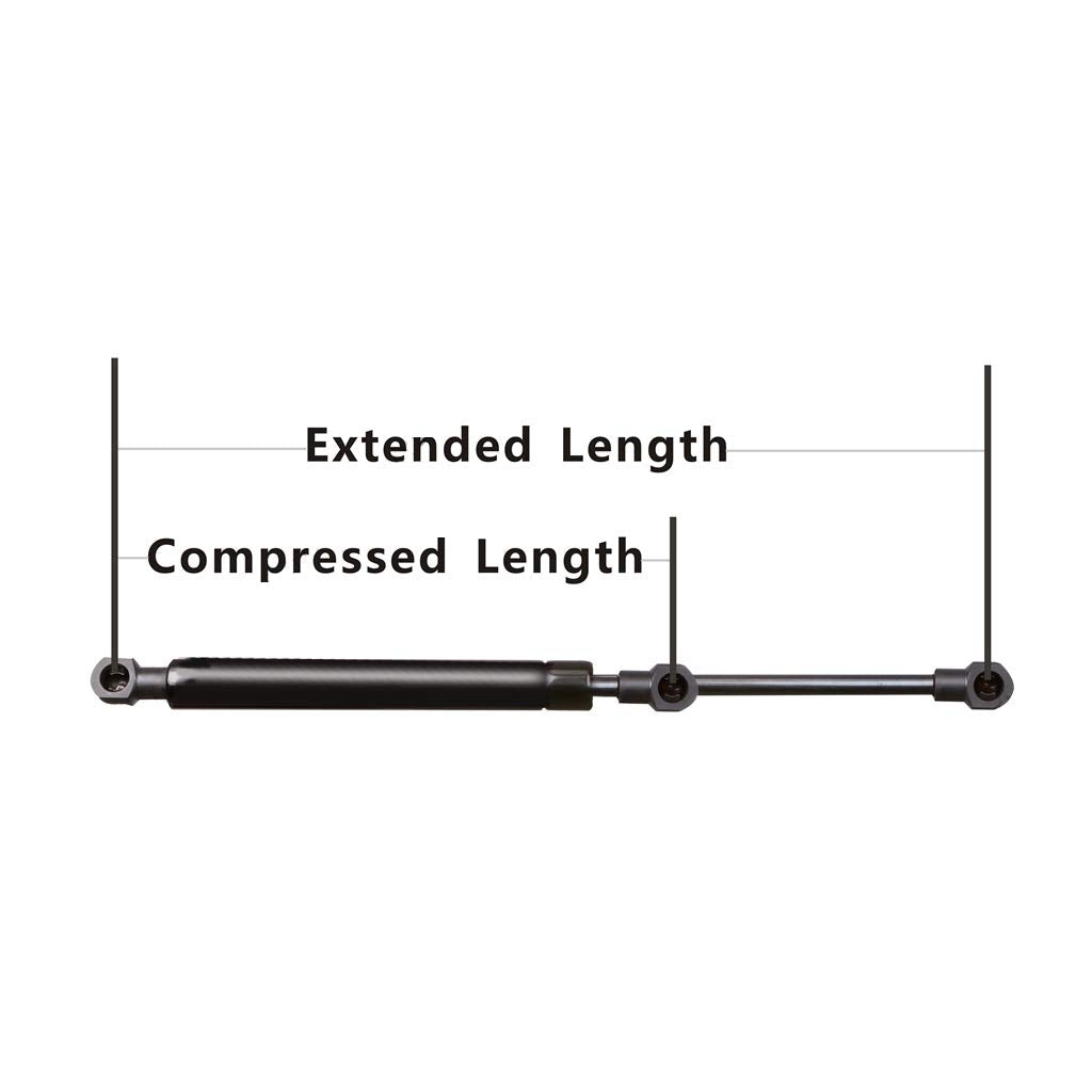 Mysmot 2Pcs Universal 11'' 72Lb 10Mm Ball Socket Lift Supports Struts Shocks 6919