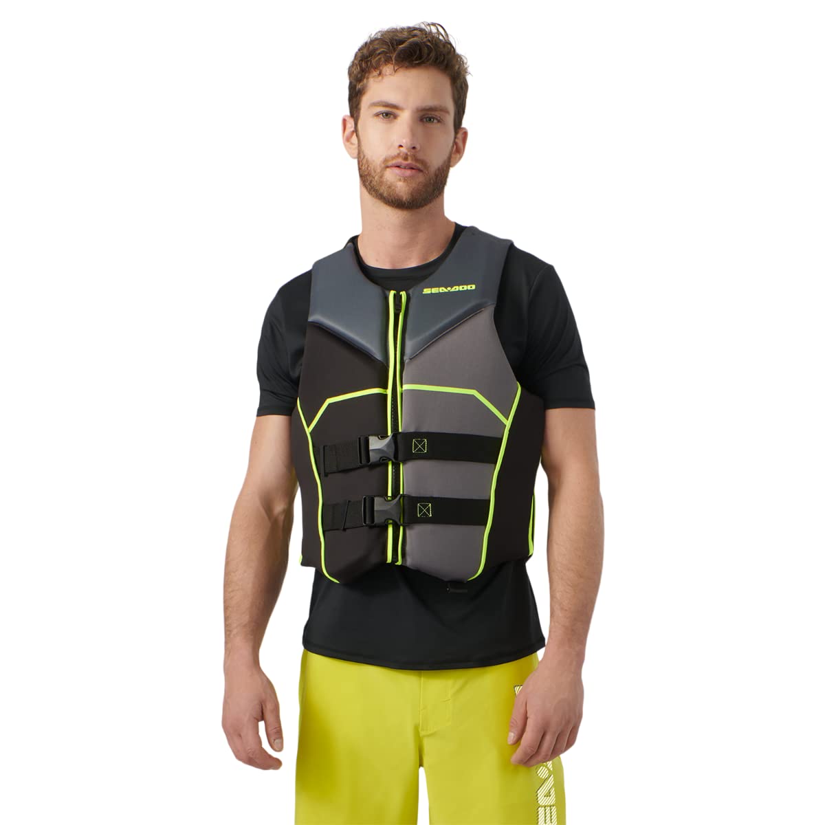 Sea-Doo Freedom Adult Unisex PFD/Life Jacket (Ecoprene) 285980 Black X-Small