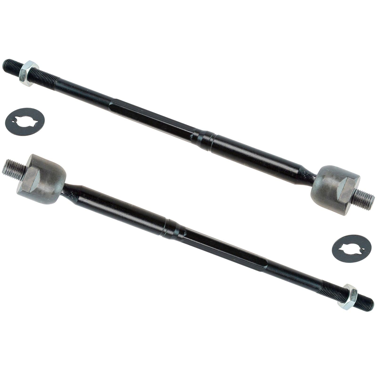 TRQ Front Inner Tie Rod Set Compatible with 2004-2006 Scion xA xB 2003-2005 Toyota Echo
