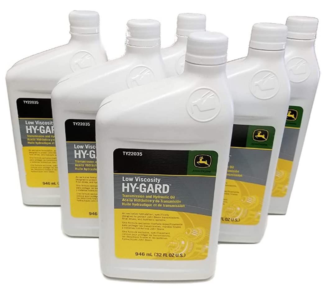 John Deere Original Equipment Hy-Gard 32 Oz. Transmission & Hydraulic Oil #Ty22035 (6-Pack)