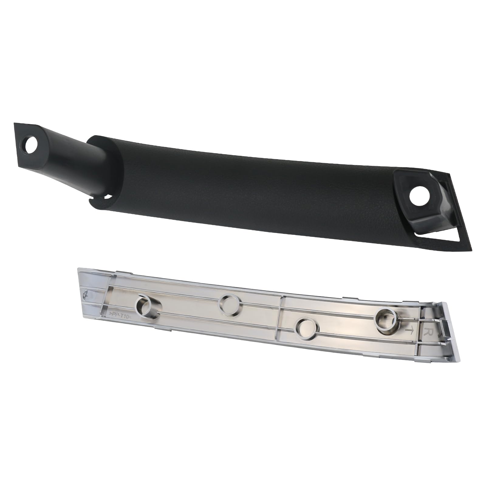 APPERFiT 350Z Door Pull Handle Grip & Trim Assembly (Silver) Right Passenger Side RH Compatible with Nissan 350Z Accessories 200