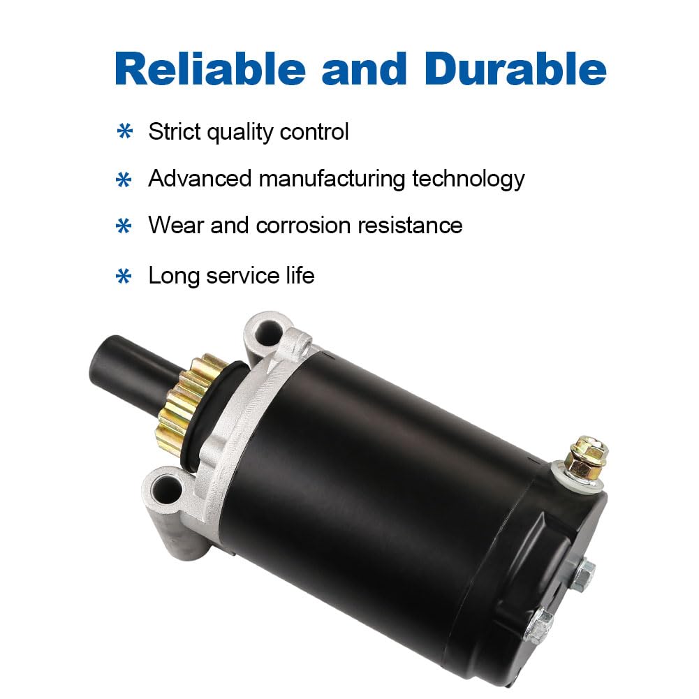 Waterwich Starter Compatible With John Deere L110 Lt133 Lt155 Stx46 All Tractors 12-098 Series Replaces Am122435 12-098-15 12-09