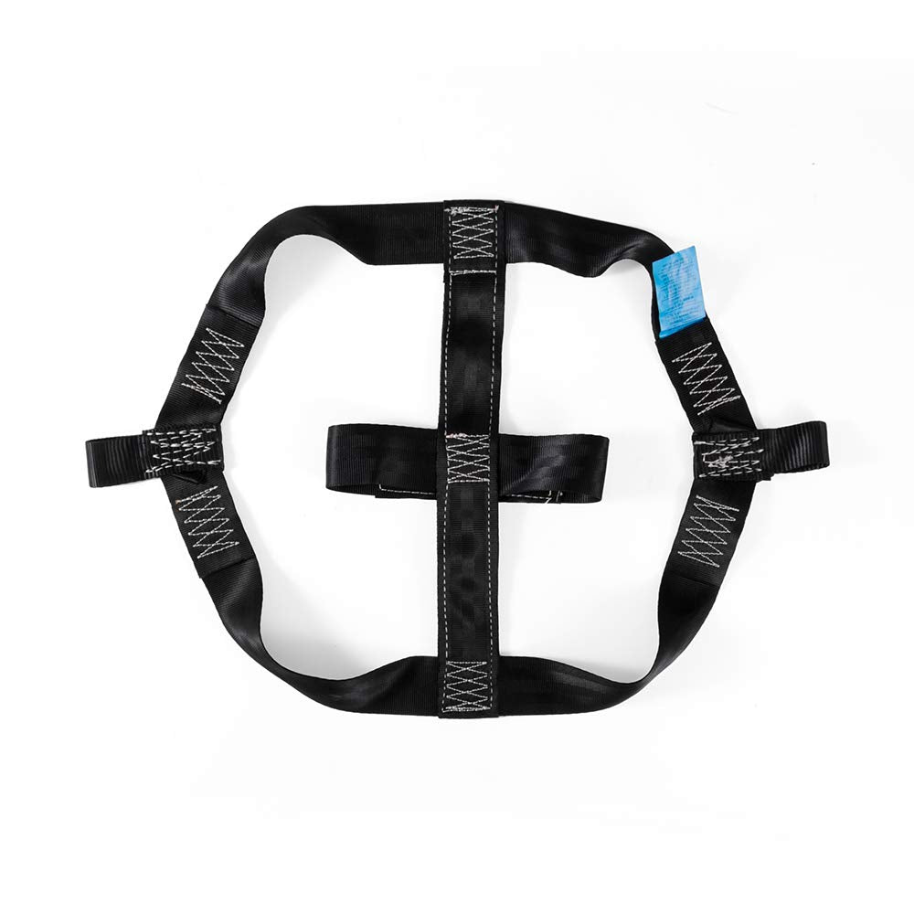 Moto4U Universal Motorcycle Rear Wheel Tie Down Strap In Black