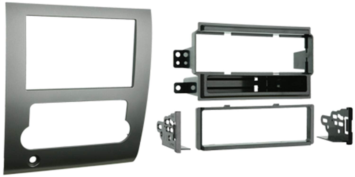 Metra 99-7424 Single Din/Double Din Installation Kit For 2008-Up Nissan Titan (Silver)