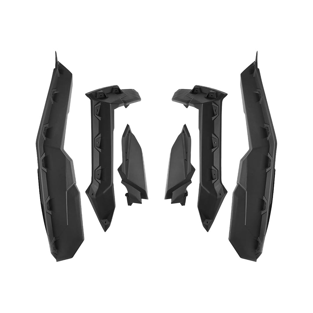Kemimoto X3 Fender Flares Extended Compatible With Can-Am Maverick X3 & Max Rs Turbo R Rr 2017-2025 Front And Rear Side Fenders