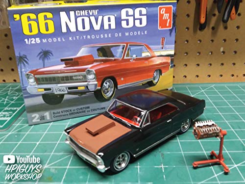 Amt 1966 Chevy Nova Ss 2T 1:25 Scale Model Kit