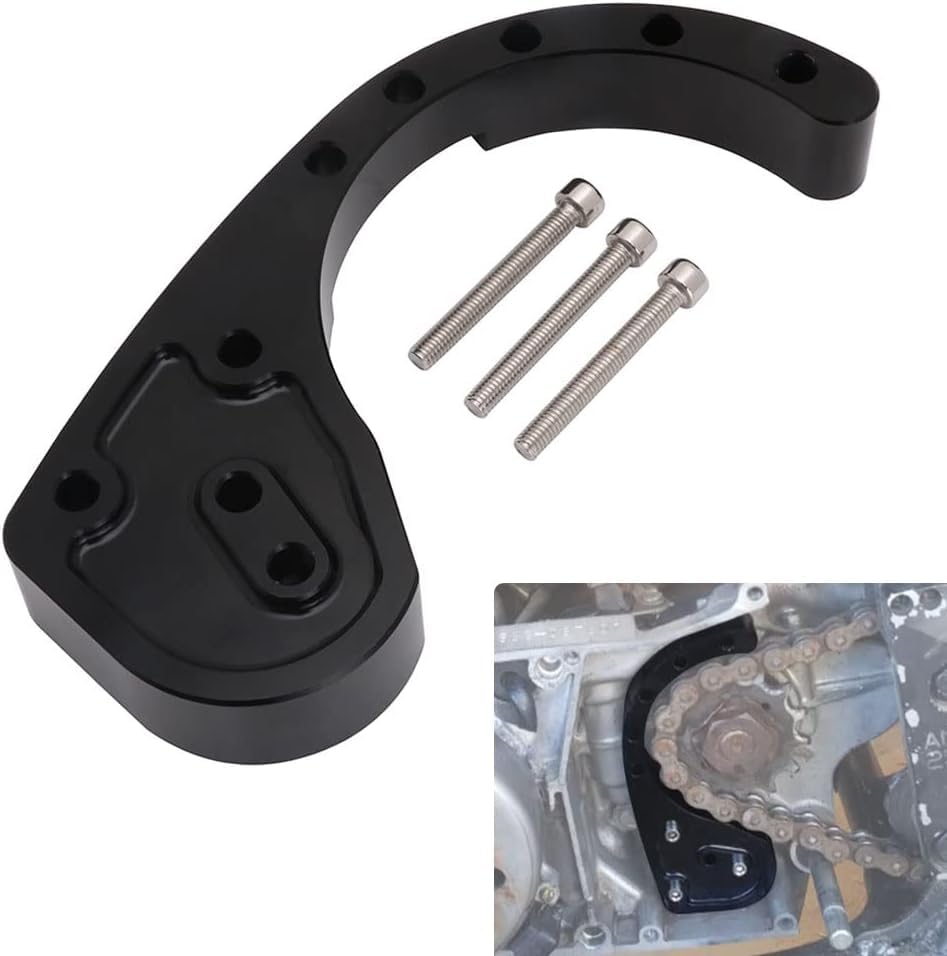 Anxin Engine Case Saver Case Protection Chain Guard Cnc For Banshee 350 Yfz350 1987-2006 Black