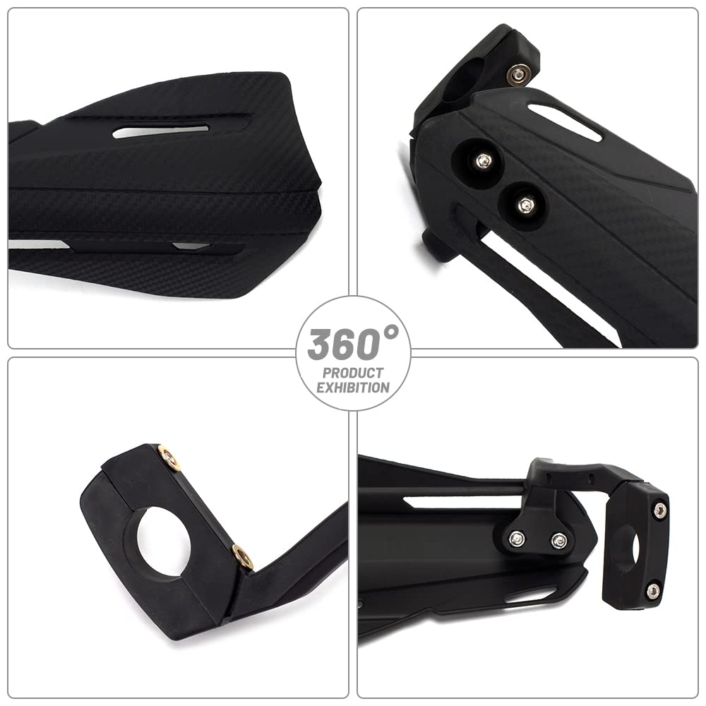 Xingwu Dirt Bike Plastic Handguards,Motorcycle Universal Handguard,Dirt Bike Hand Guards For 7/8 22Mm Motocross Ff-Road Motocross Enduro Handguards Replacement Atv