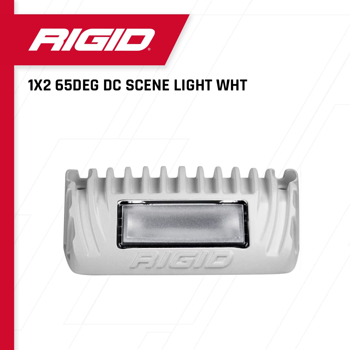 Rigid Industries - White Dc Scene Floodlight (1X2 65 Degree), One Size For Auto, Rv, Atv