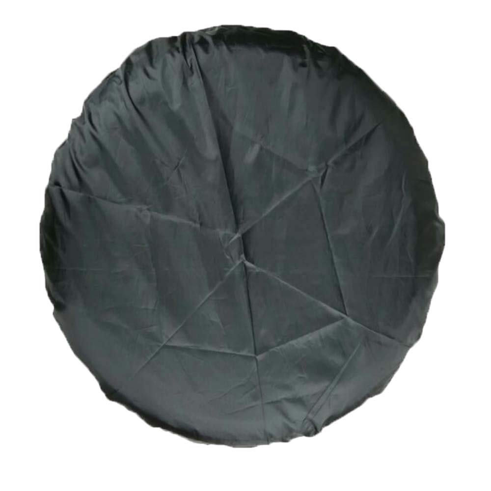 Comily Plus+ 4Pcs/Set 210D Polyester Spare Tire Covers Storage Tote Bags With Handle Fit For 16''-18'' Tyres In Diameter-Black