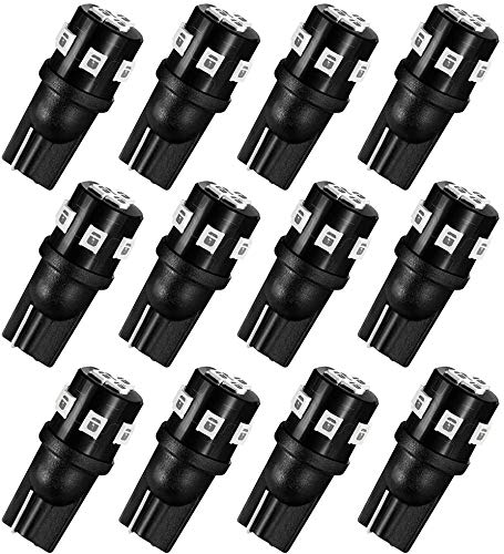 Auxlight T10 921 194 168 912 Led Bulbs Green 12-Pack, Super Bright 12 Volt Led Replacement For Rv Camper Trailer Boat Trunk Inte