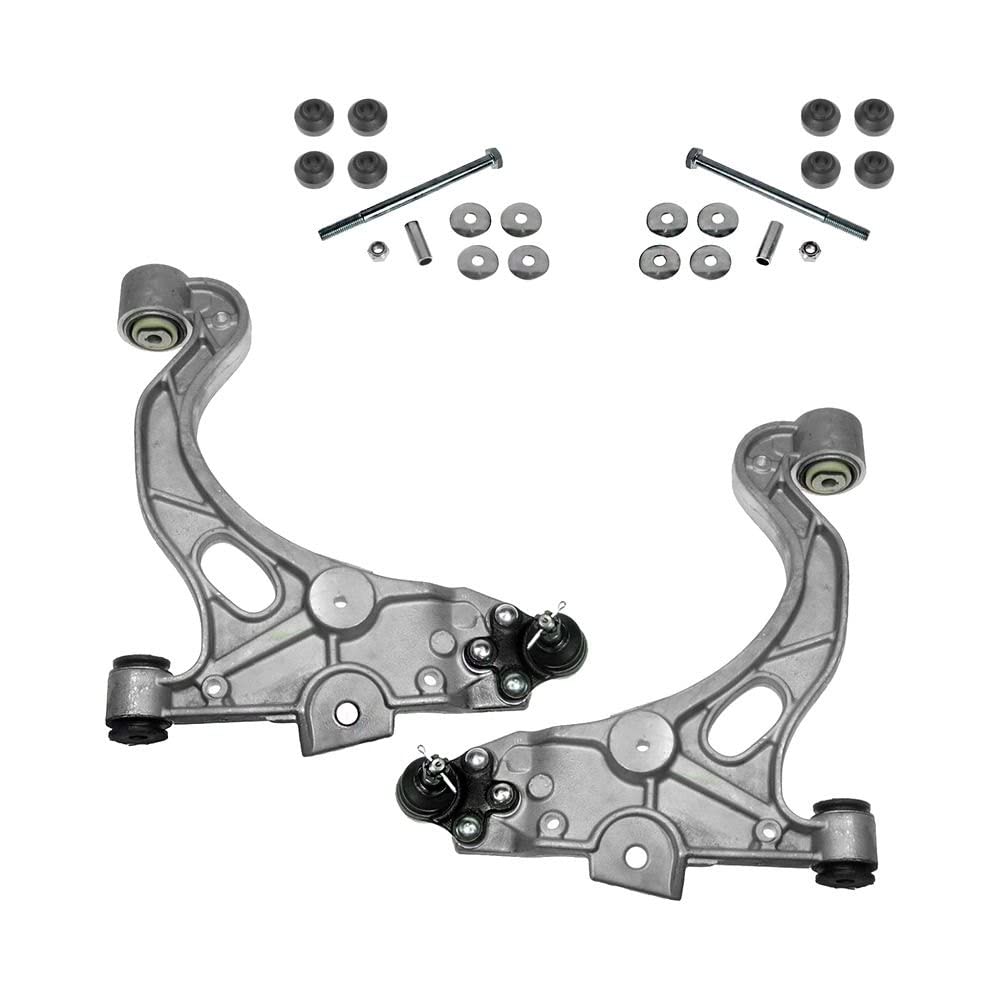 Trq Front Suspension Kit Control Arm With Ball Joint Sway Bar Stabilizer Link Compatible With 98-05 Buick Cadillac 98-03 Oldsmob