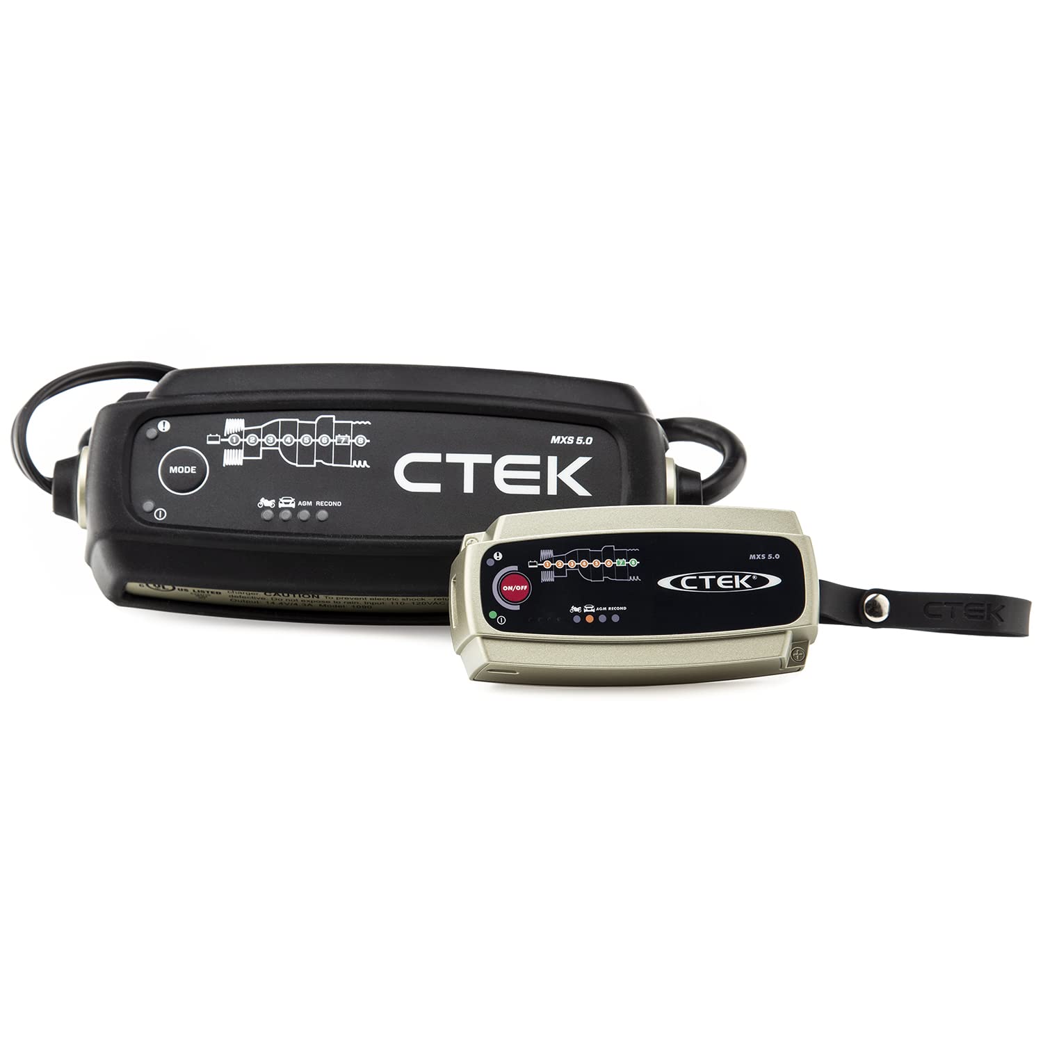 Ctek 40-359 Mxs 5.0 Fully Automatic 4.3 Amp Battery Charger And Care Kit 12V