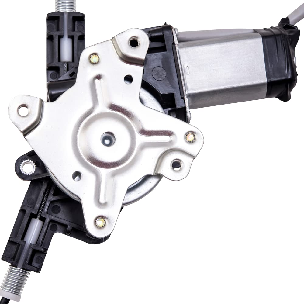 Autoandart Brock Replacement Drivers Rear Power Window Lift Regulator W/Motor Assembly Compatible With 04-15 Armada Titan Pickup