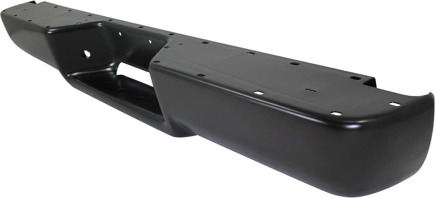 Evan Fischer Step Bumper For Chevrolet C1500 K1500 1988-1998 Gmc C1500 1988-1998 Face Bar Powdercoated Steel Fleetside, For Models Without Impact Strip Holes Replaces # 20009, 15025374, Gm1102305