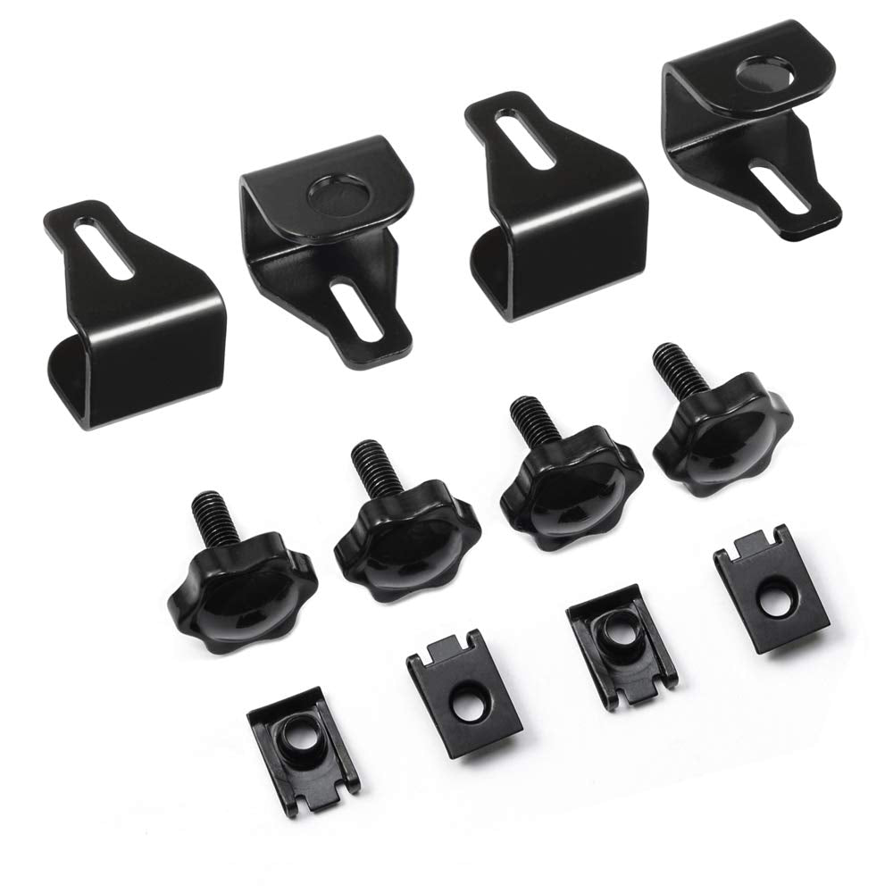 Amazicha Saddlebag Security System Theft Deterrent Bolts Saddle Bag Locks Mounting Screws Compatible For Harley Davidson Touring Road King Street Glide Electra Glide Road Glide 1993-2023