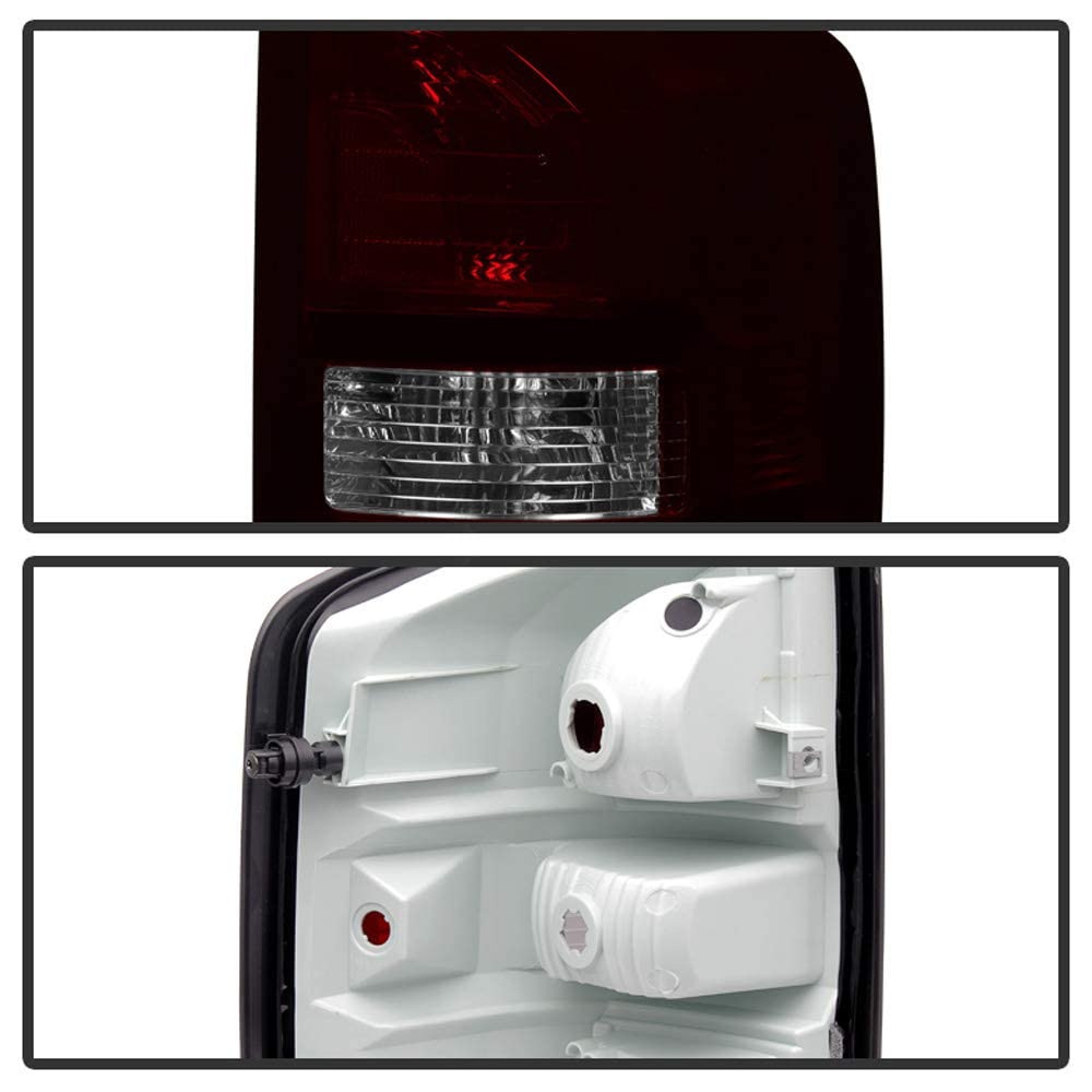 Acanii - For Red Smoke 2014 2015 2016 2017 2018 Gmc Sierra 1500 Tail Lights Brake Lamps Left+Right
