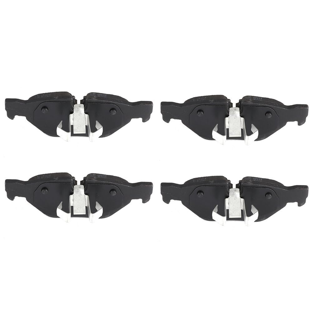 Eccpp D1171-7286 4Pcs Rear Semi Metallic Brake Pads Fit For Bmw 128I 2008-2013,For 323I 2008-2011,For 328I 2007-2013,For 328I Xd
