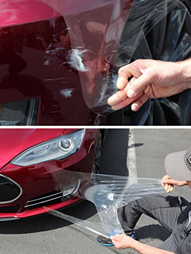 Vvivid Clear Paint Protection Scratch Resistant Vinyl Wrap Film (8 Inch X 120 Inch W/Toolkit)