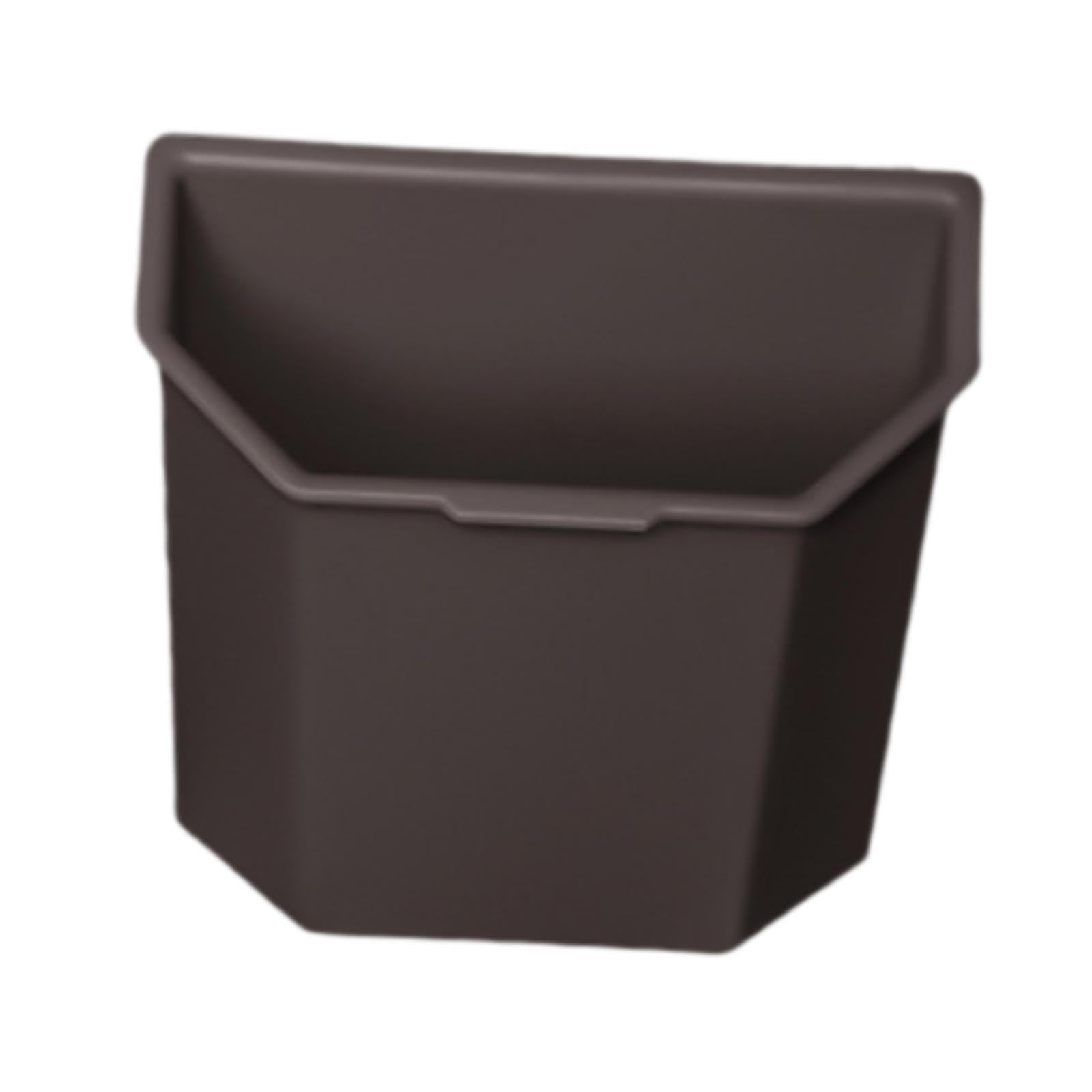HEAVENGLOW Rear Center Console Organizer Easy to Use Replacement Sturdy Car Garbage Can Brown|Trash Cans & Wastebaskets
