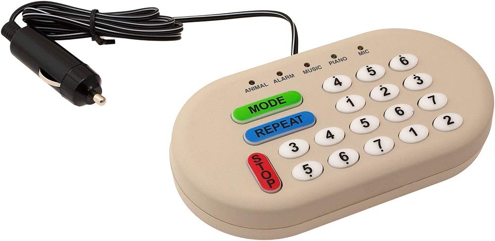 Vixen Horns Musical Car Horn with 46 Sounds (Siren, Alarm, Funny Tunes, Animal) Electronic Horn with PA System for Truck 12V VXS